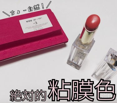  38°C / 99°F Lipstick <TOKYO>/UZU BY FLOWFUSHI/口紅を使ったクチコミ（1枚目）