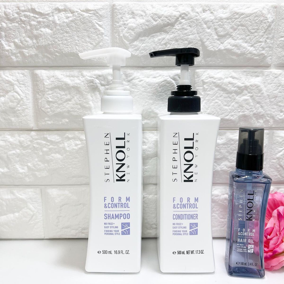フォルムコントロール シャンプー Ｗ/コンディショナー Ｗ/スティーブンノル ニューヨーク/市販シャンプーを使ったクチコミ（1枚目）