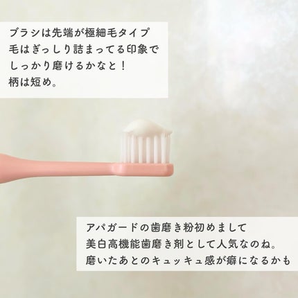 アパガードプレミオトラベルセット /アパガード/歯磨き粉を使ったクチコミ(3枚目)