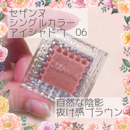 シングルカラーアイシャドウ/CEZANNE/単色アイシャドウを使ったクチコミ(1枚目)