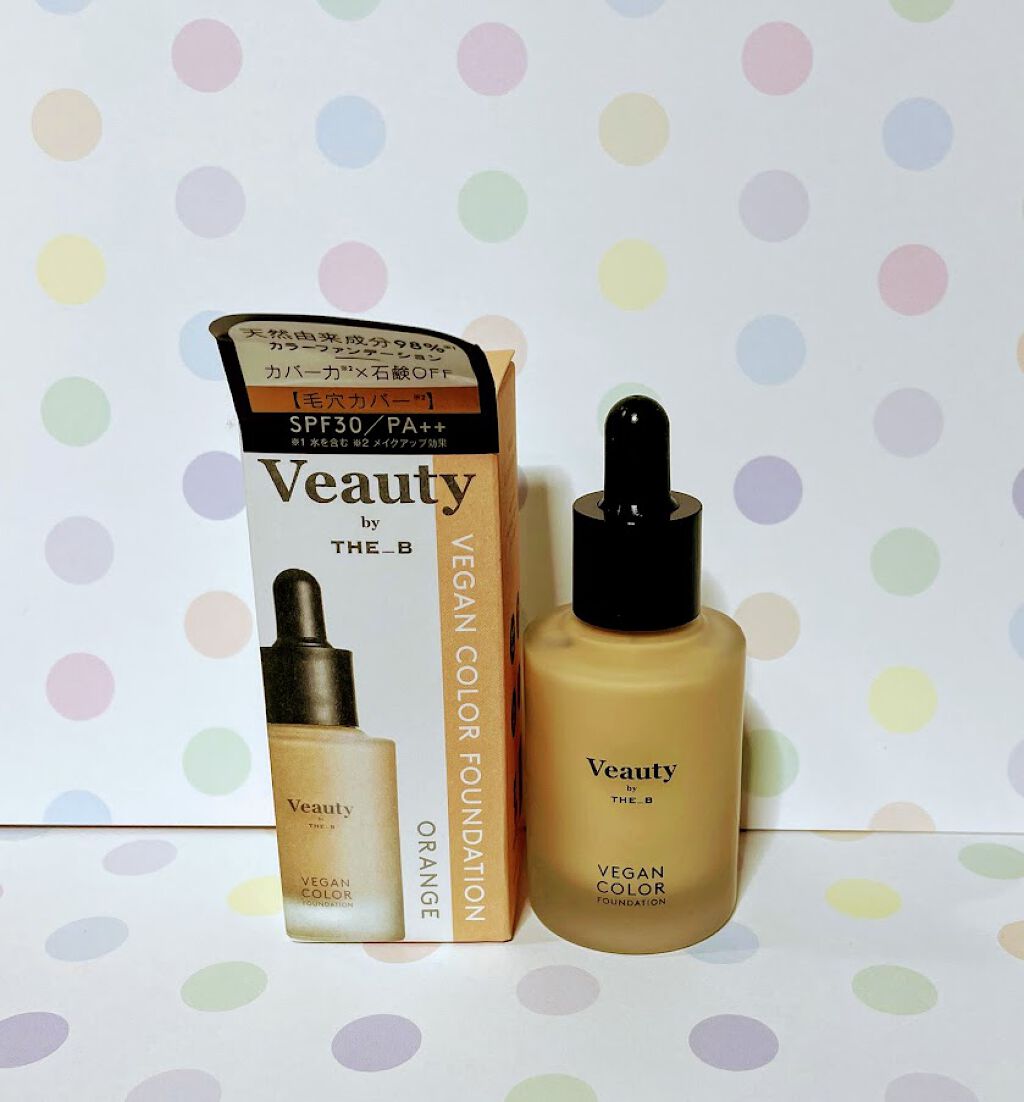 ヴィーガン カラーファンデーション/Veauty by THE_B/リキッドファンデーションを使ったクチコミ（3枚目）