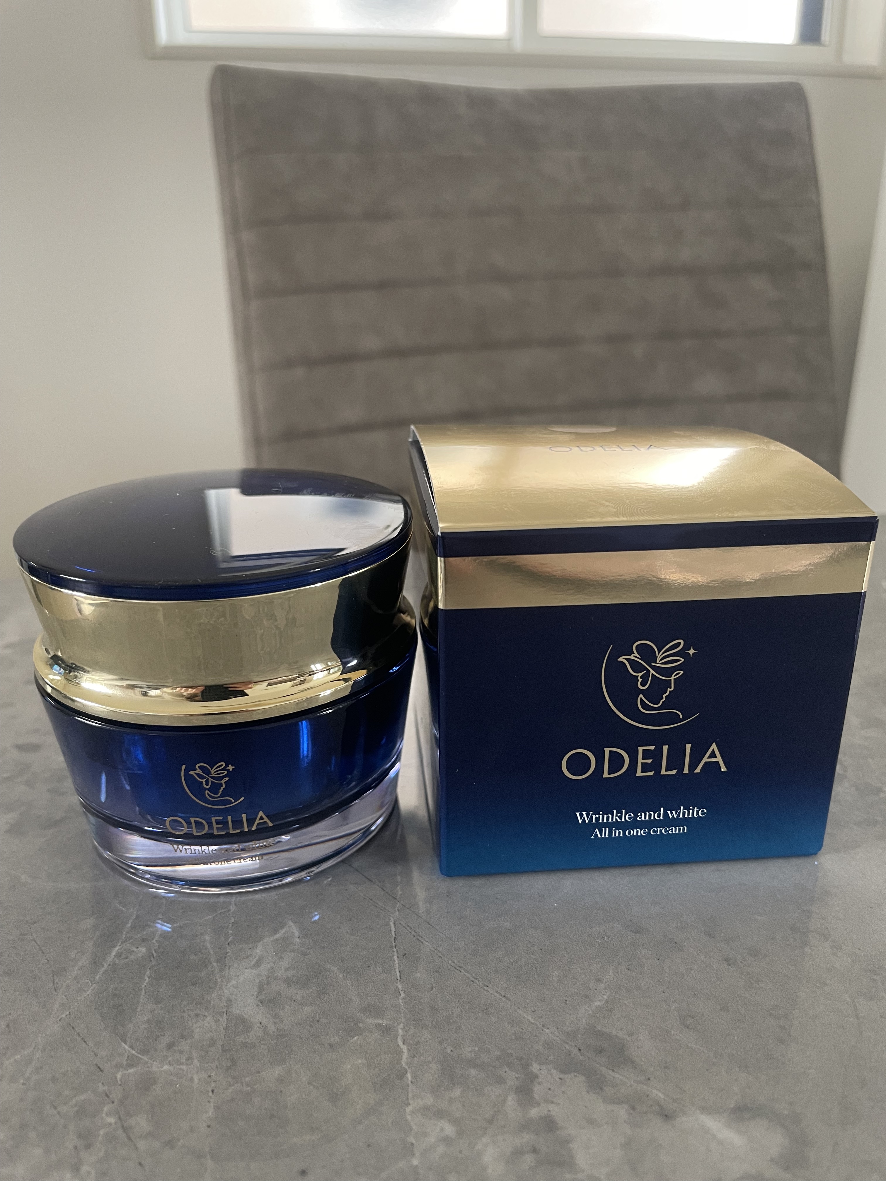 リンクル＆ホワイト オールインワンクリーム/ODELIA/オールインワン化粧品を使ったクチコミ（2枚目）