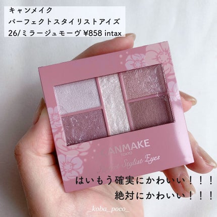 パーフェクトスタイリストアイズ/キャンメイク/アイシャドウパレットを使ったクチコミ(2枚目)