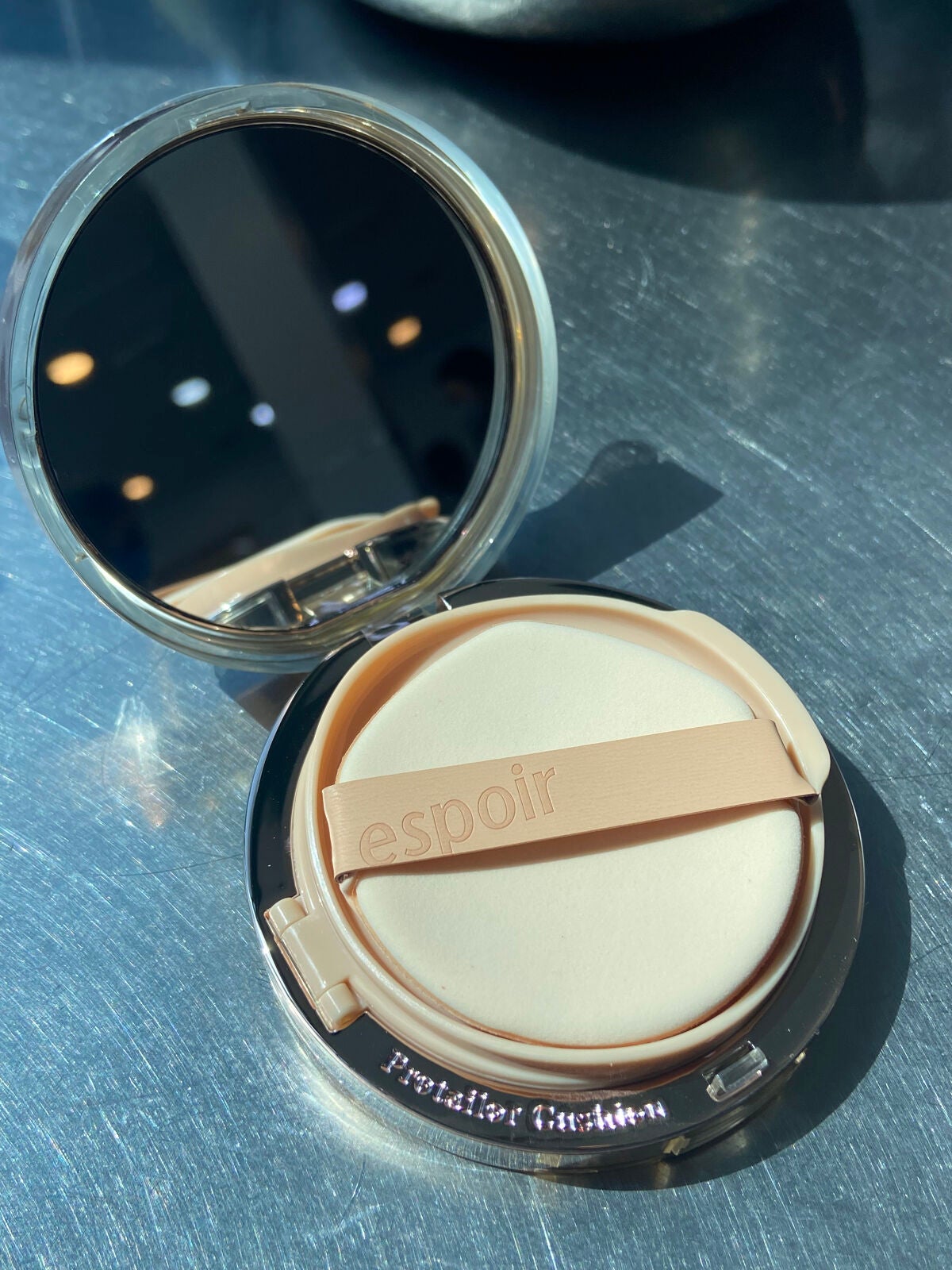 プロテーラービーグロウクッション ニュークラス/espoir/クッションファンデーションを使ったクチコミ(2枚目)