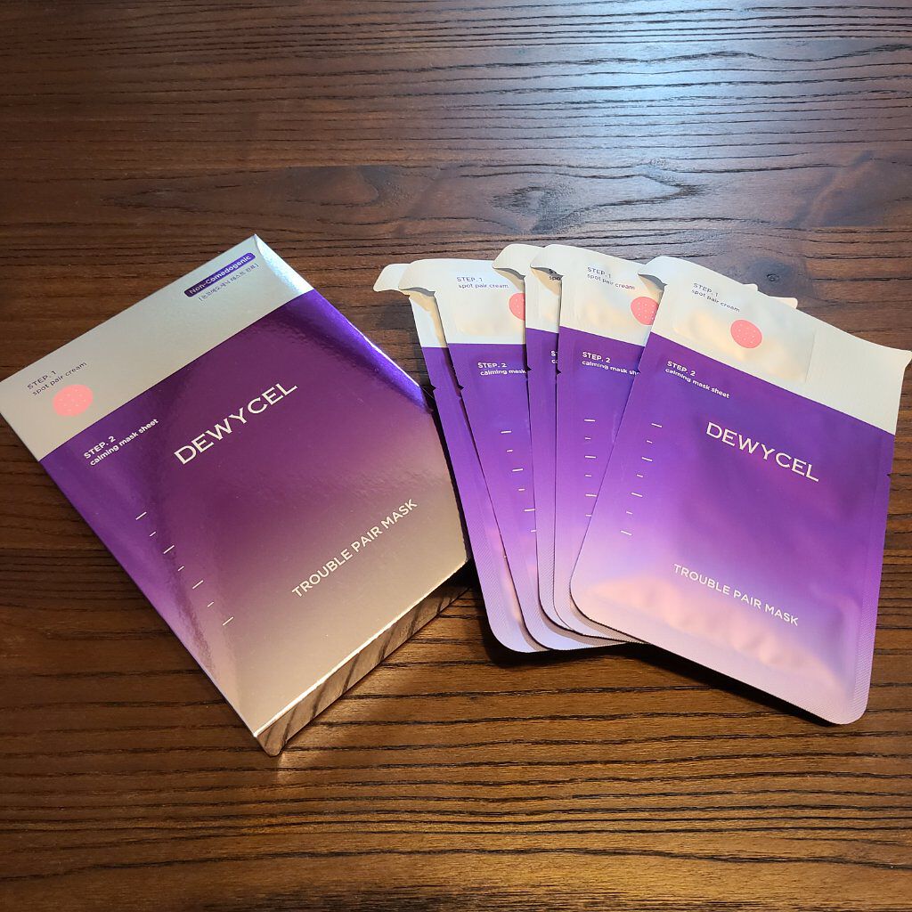 トラブルペアーマスク/DEWYCEL/シートマスク・パックを使ったクチコミ（1枚目）