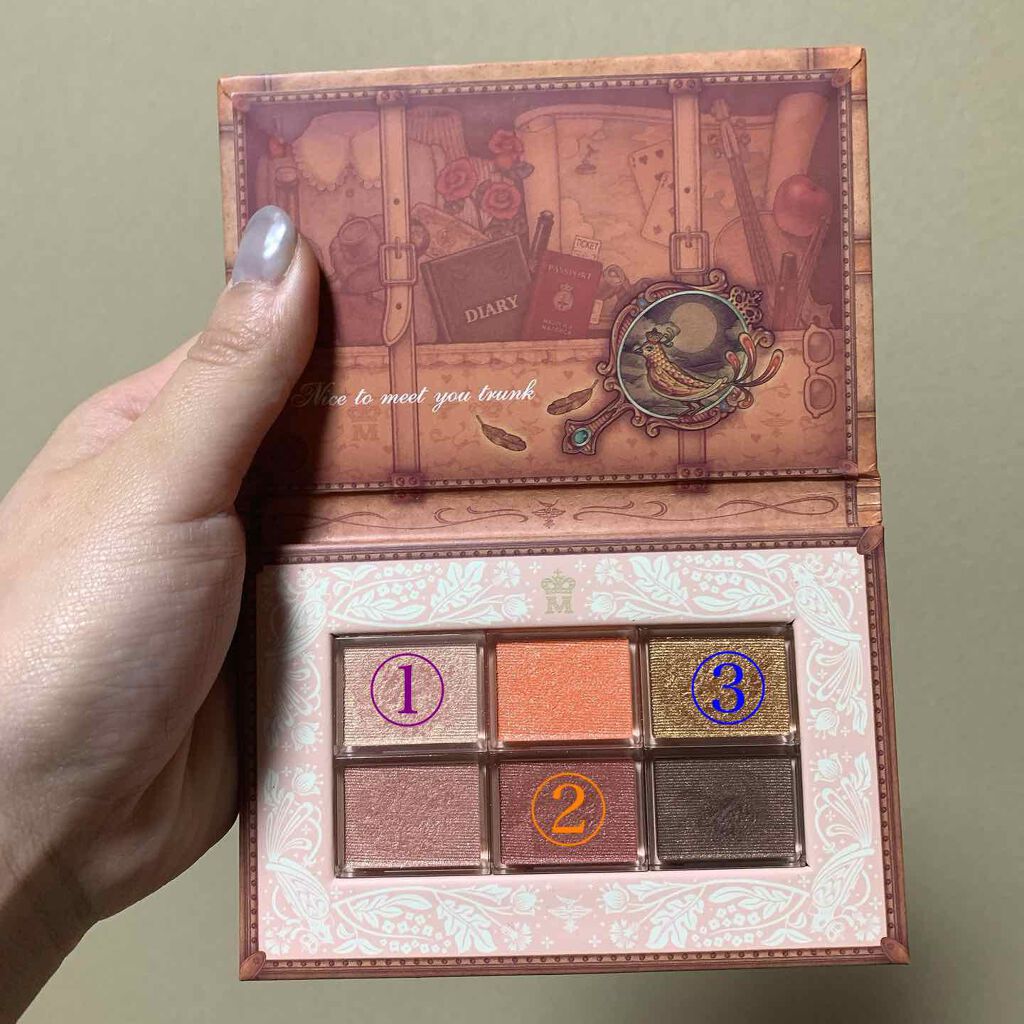 ナイストゥミーチュートランク/MAJOLICA MAJORCA/アイシャドウパレットを使ったクチコミ(2枚目)