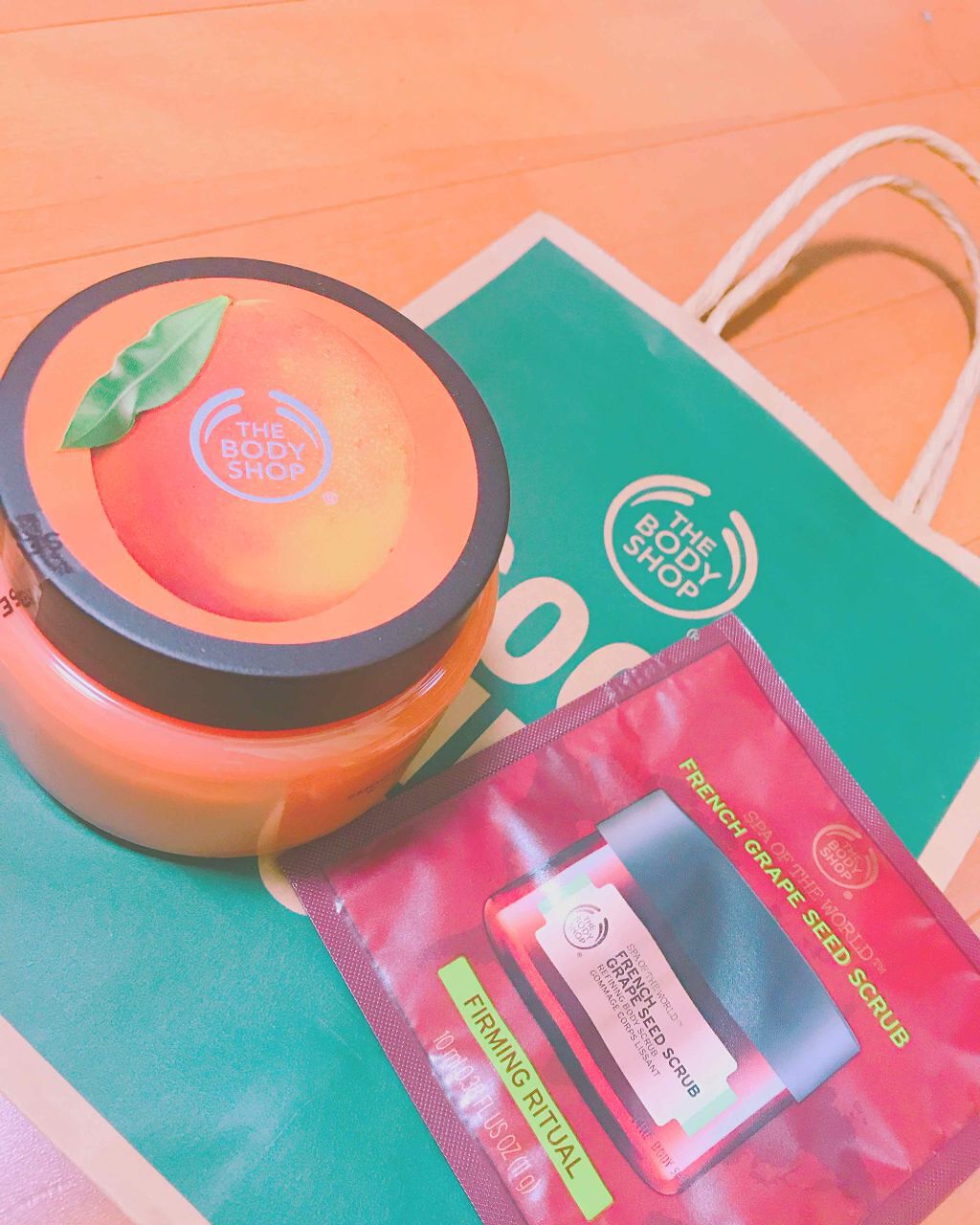 いちごもなか on LIPS 「🔰初雑談🔰スクラブ系が欲しくて買ってしまいました〜!ボディショ..」(1枚目)