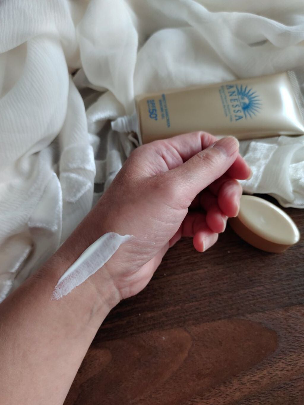 パーフェクトUV スキンケアジェル N/アネッサ/日焼け止め・UVケアを使ったクチコミ(3枚目)