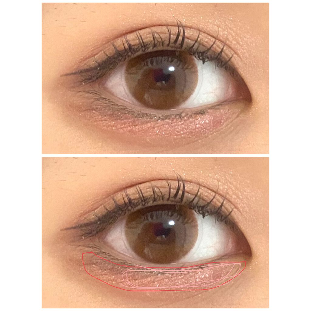 スパークリングアイグロス/スウィーツ スウィーツ/リキッドアイシャドウを使ったクチコミ(4枚目)
