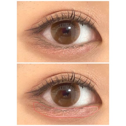 スパークリングアイグロス/スウィーツ スウィーツ/リキッドアイシャドウを使ったクチコミ(4枚目)