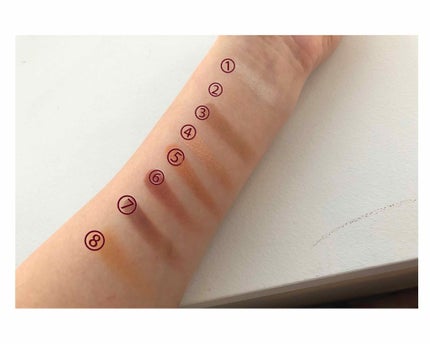 ホット バタード ラム ミニ アイシャドウ パレット/Too Faced/アイシャドウパレットを使ったクチコミ(4枚目)