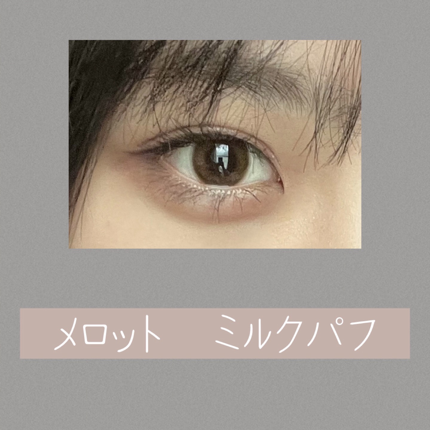 melotte 1day ミルクパフ/melotte/ワンデー（１DAY）カラコンを使ったクチコミ（1枚目）