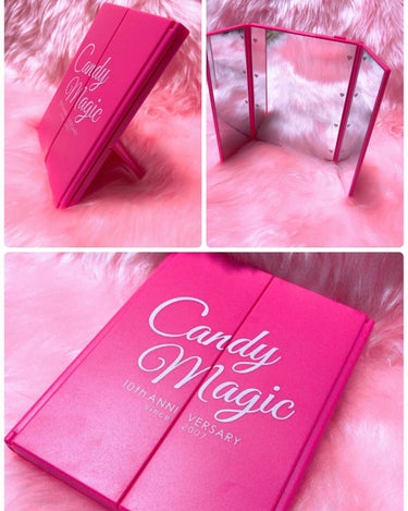 キャンディマジック 光るLEDスタンドミラー(ノベルティ)/candy magic/カラーコンタクトレンズを使ったクチコミ（1枚目）
