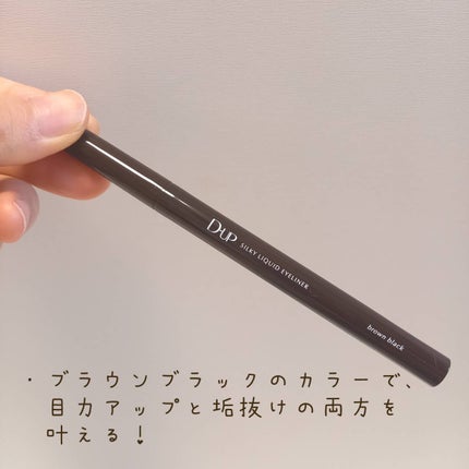 シルキーリキッドアイライナーWP/D-UP/リキッドアイライナーを使ったクチコミ(2枚目)