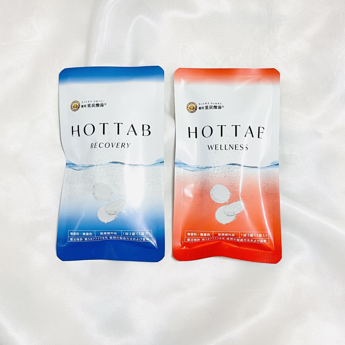  薬用 HOT TAB RECOVERY /HOT TAB/炭酸系入浴剤を使ったクチコミ（1枚目）