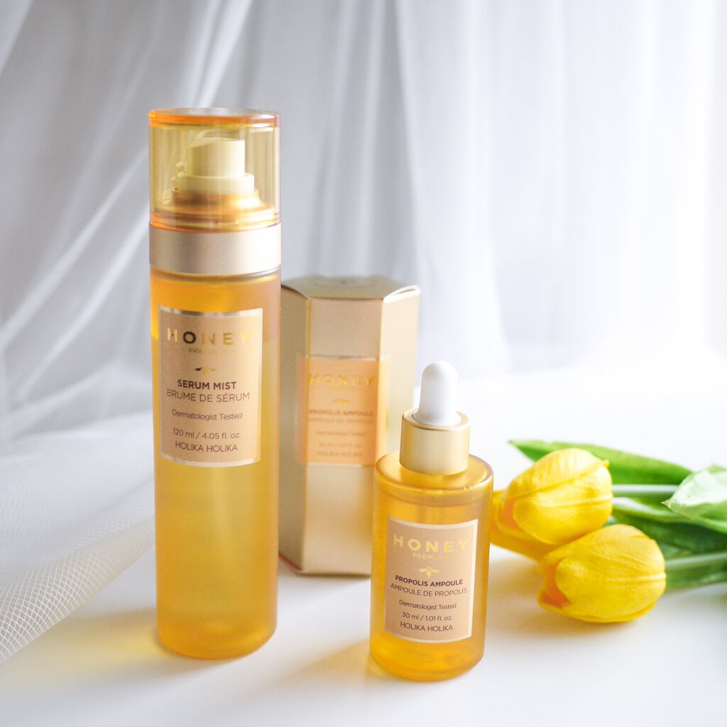 ハニープロポリスアンプル/HOLIKA HOLIKA/美容液を使ったクチコミ（2枚目）