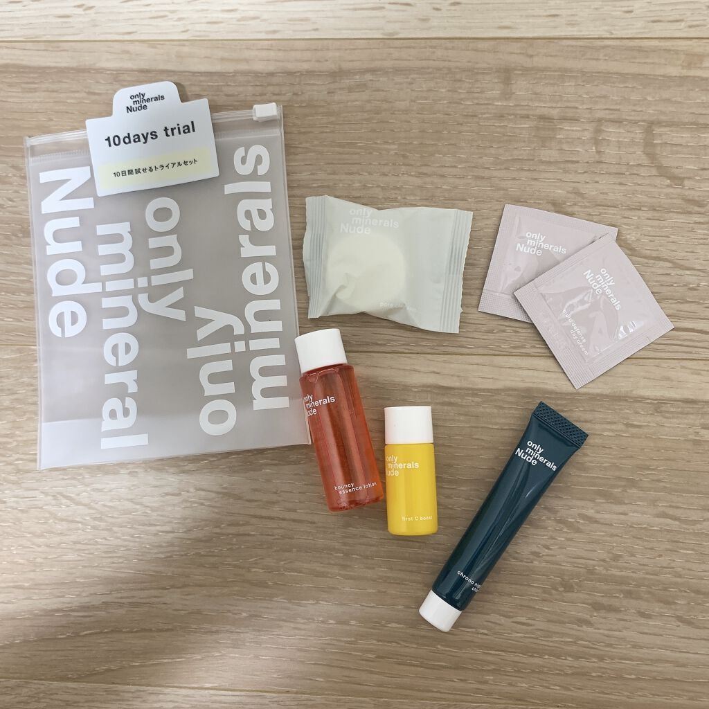 Nude クロノナイトチャージジェル/ONLY MINERALS/フェイスクリームを使ったクチコミ（1枚目）