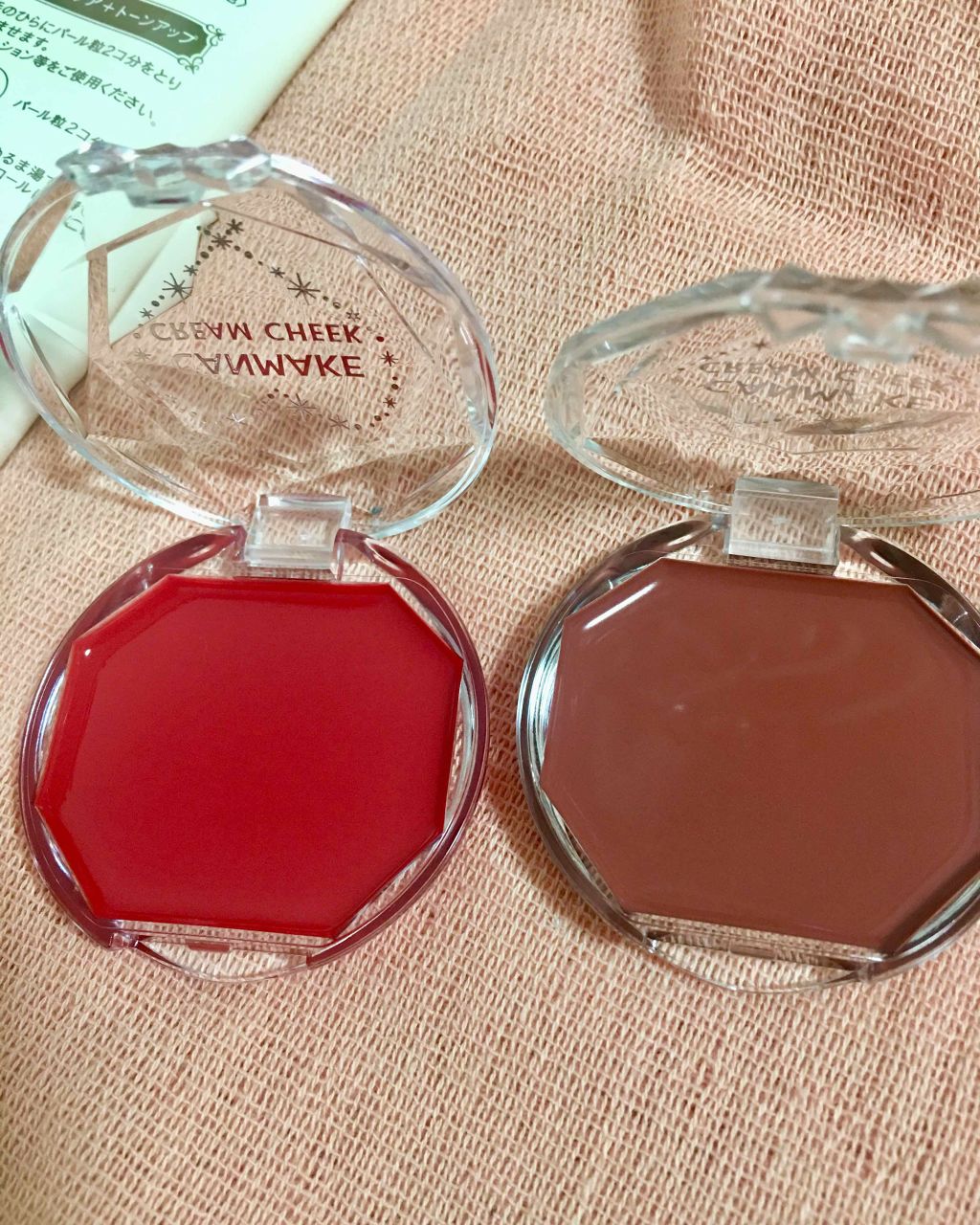 クリームチーク/キャンメイク/ジェル・クリームチークを使ったクチコミ（2枚目）