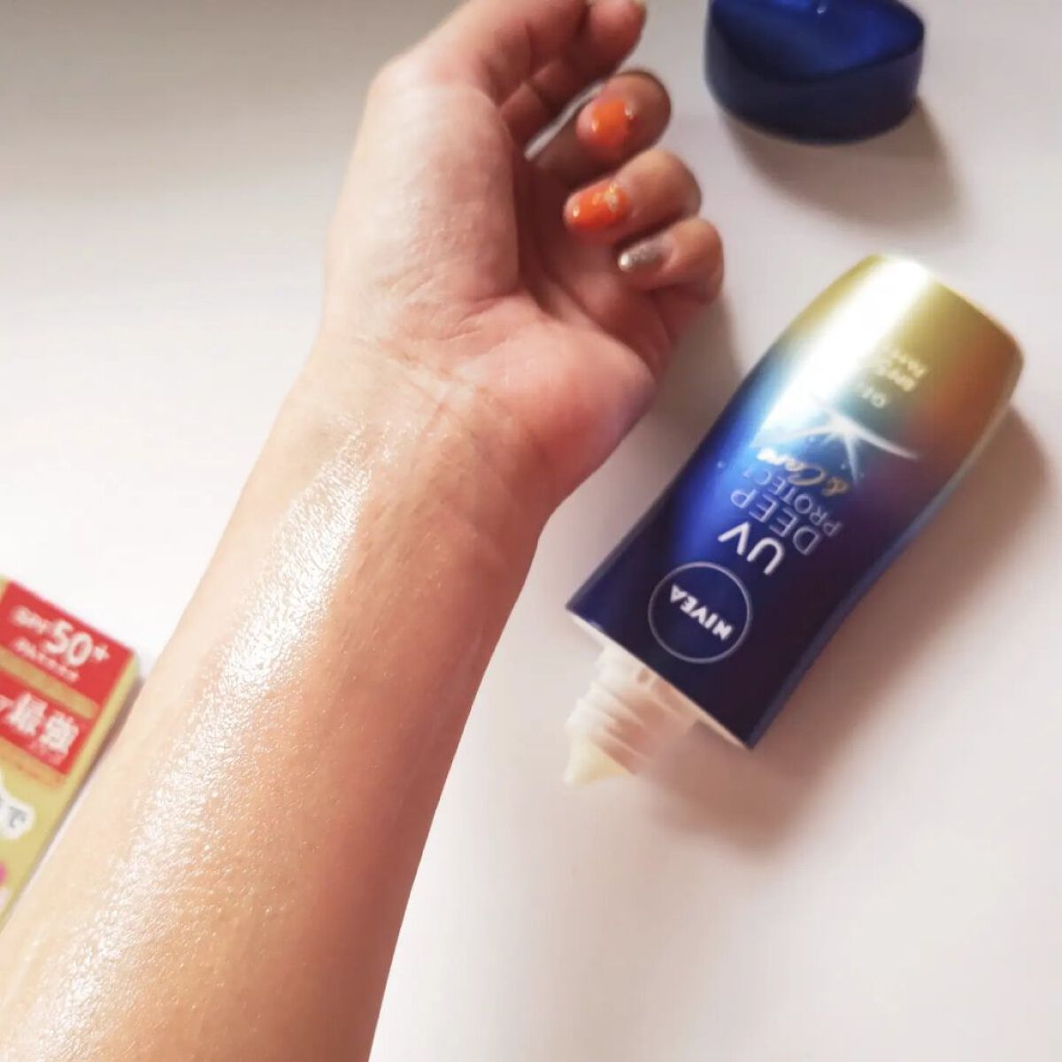 ニベアUV ディープ プロテクト＆ケア ジェル/ニベア/日焼け止めジェルを使ったクチコミ（3枚目）
