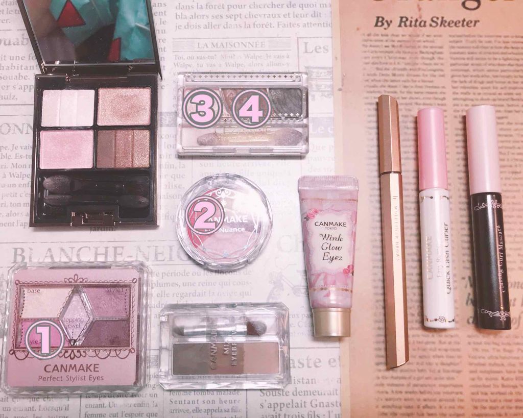 【旧品】パーフェクトスタイリストアイズ/キャンメイク/アイシャドウパレットを使ったクチコミ（3枚目）