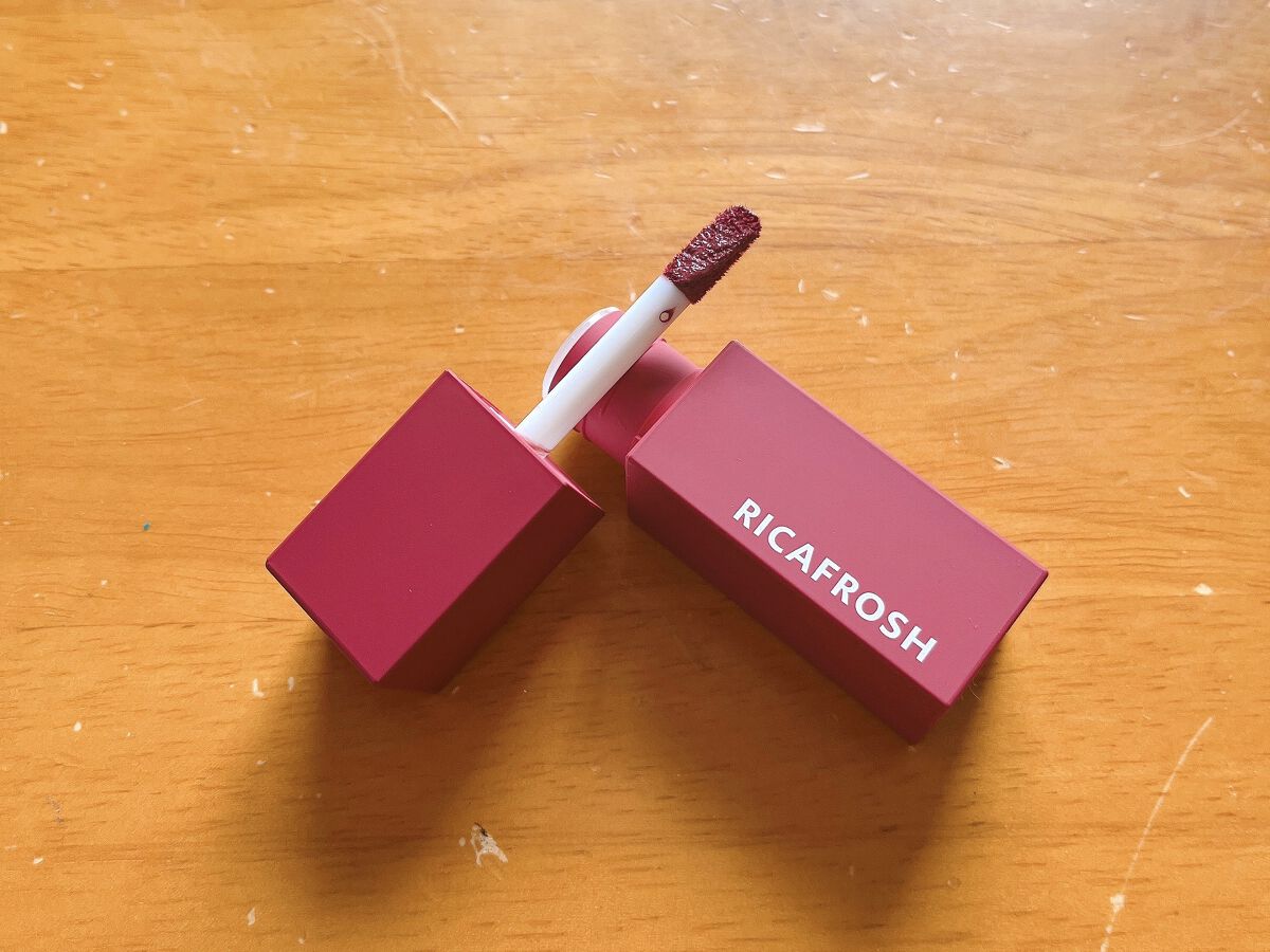 ジューシーリブティント 11 オリナスビ/RICAFROSH/リップティントを使ったクチコミ（3枚目）