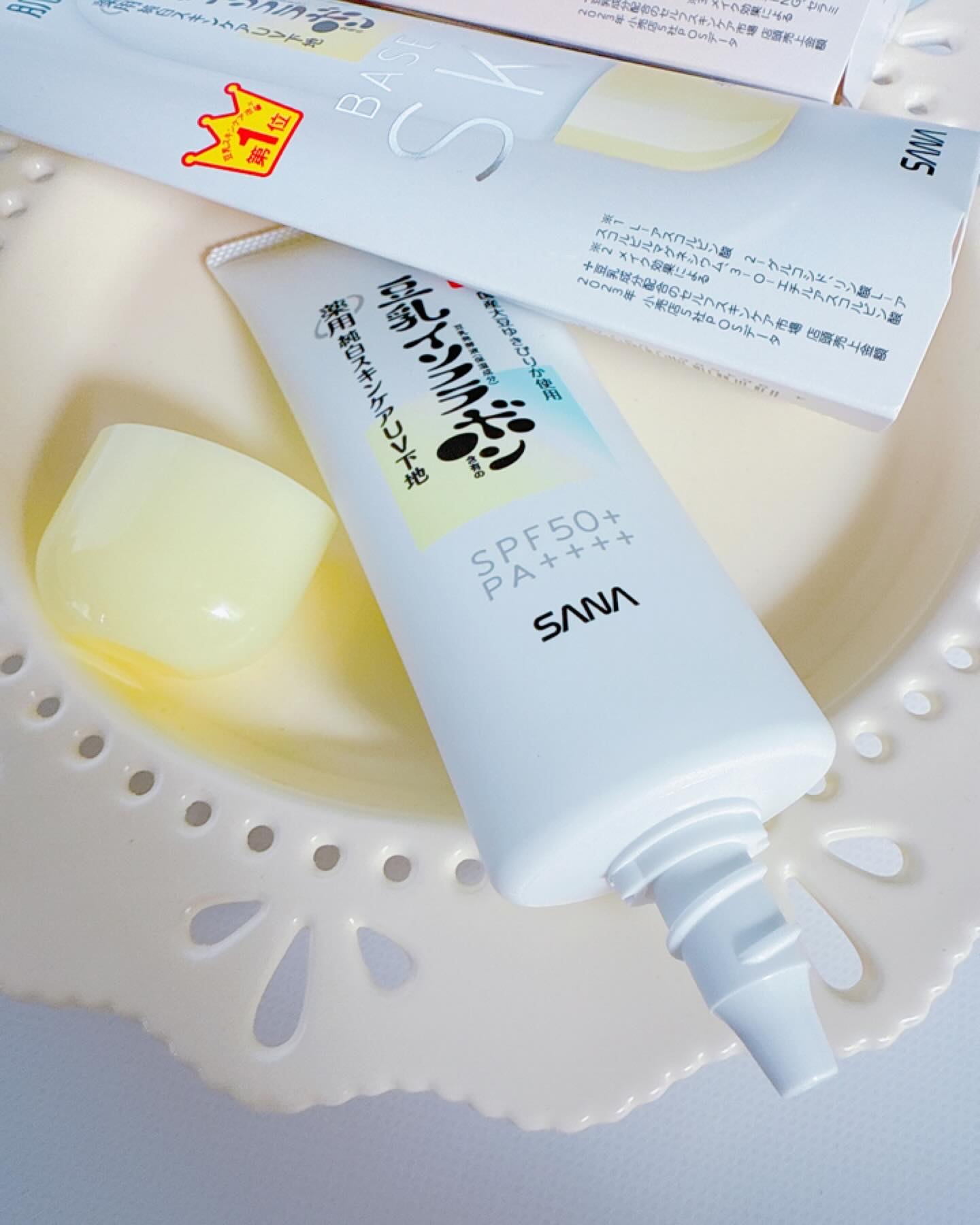 なめらか本舗 薬用純白スキンケアUV下地 N【医薬部外品】/なめらか本舗/化粧下地を使ったクチコミ（3枚目）