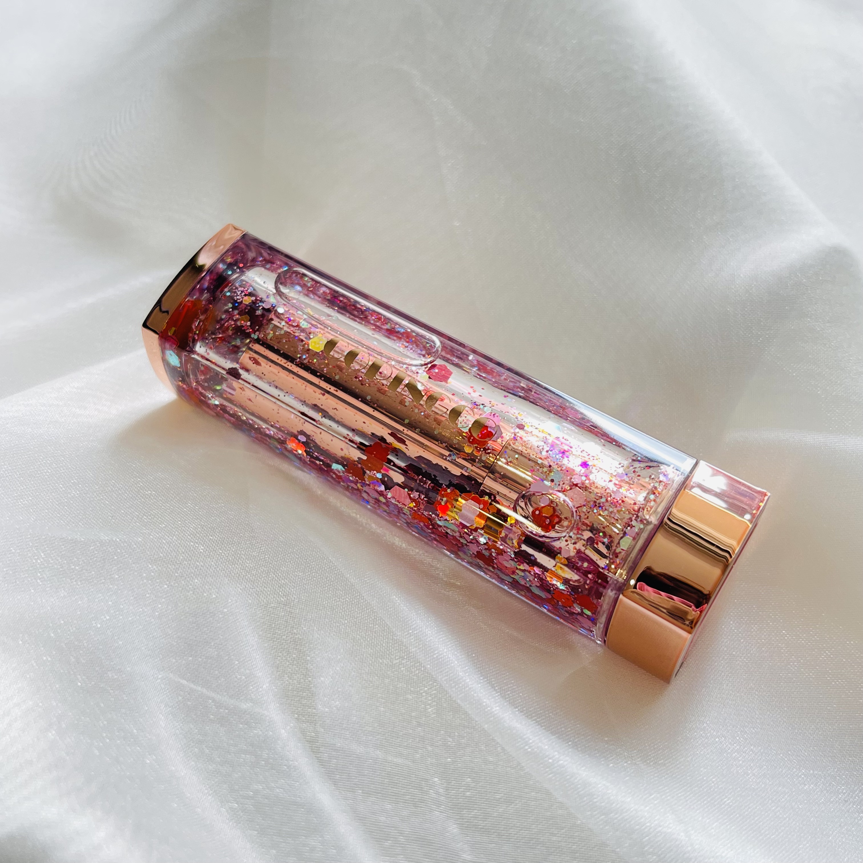 シャララスノーボールリップバーム/CORINGCO/口紅を使ったクチコミ（2枚目）