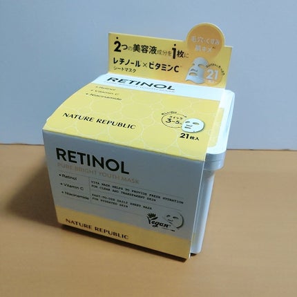 キューブマスク レチノール/ネイチャーリパブリック/シートマスク・パックを使ったクチコミ(1枚目)