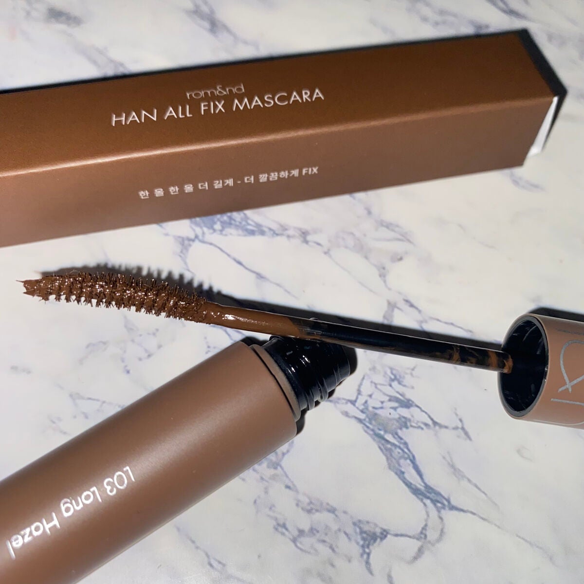 ハンオールフィックスマスカラ/rom&nd/マスカラを使ったクチコミ(3枚目)