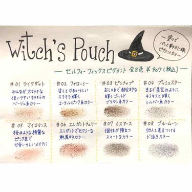 セルフィーフィックスピグメント/Witch's Pouch/パウダーアイシャドウを使ったクチコミ（2枚目）