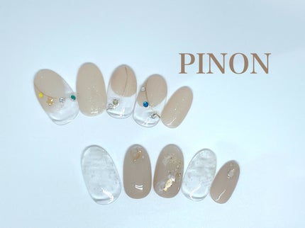 shino on LIPS 「▶️▶️▶️ネイルサンプル☺︎#冬先取りネイル集..」(4枚目)