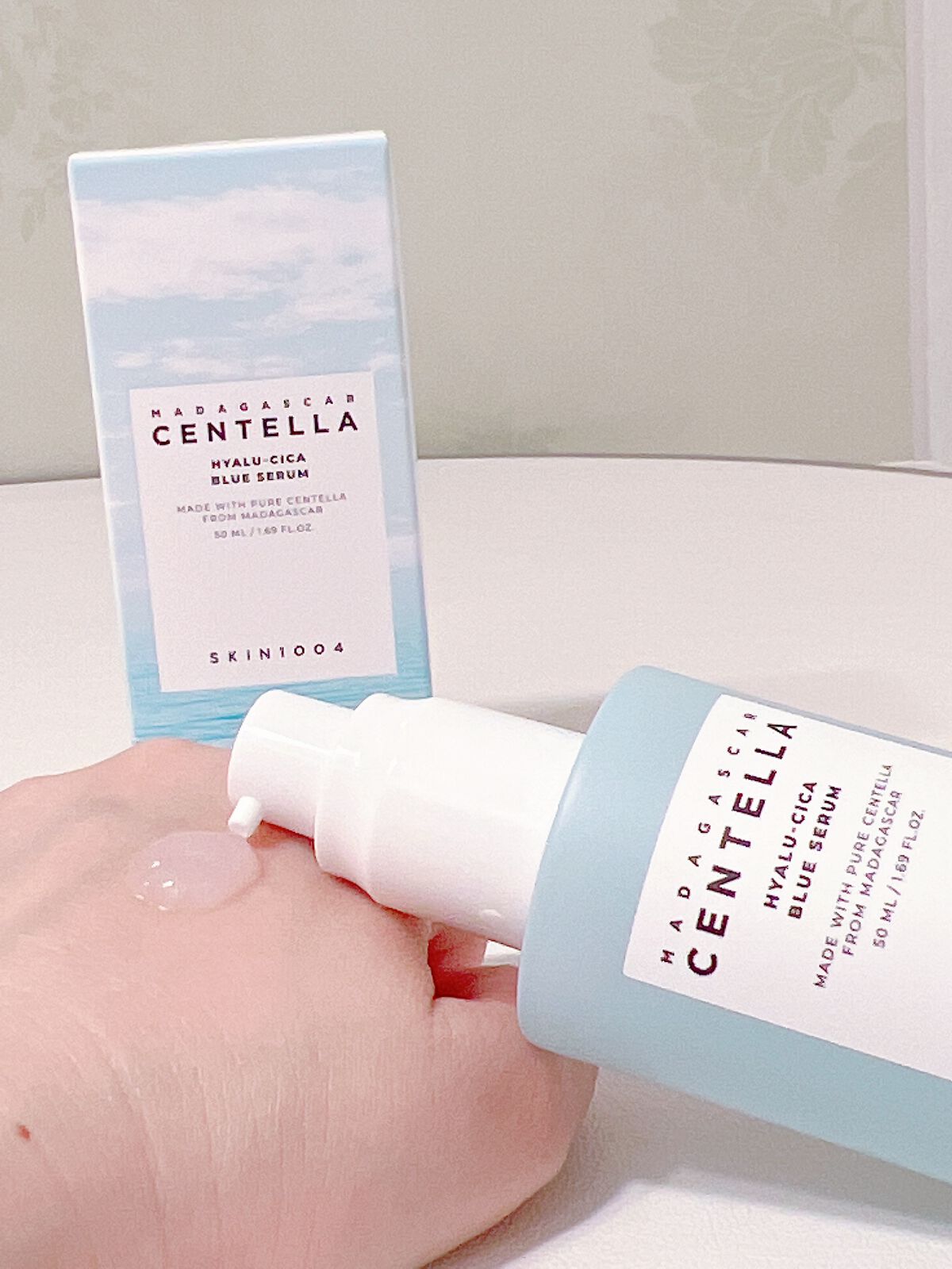 ヒアルーシカ ブルー セラム/SKIN1004/美容液を使ったクチコミ（3枚目）