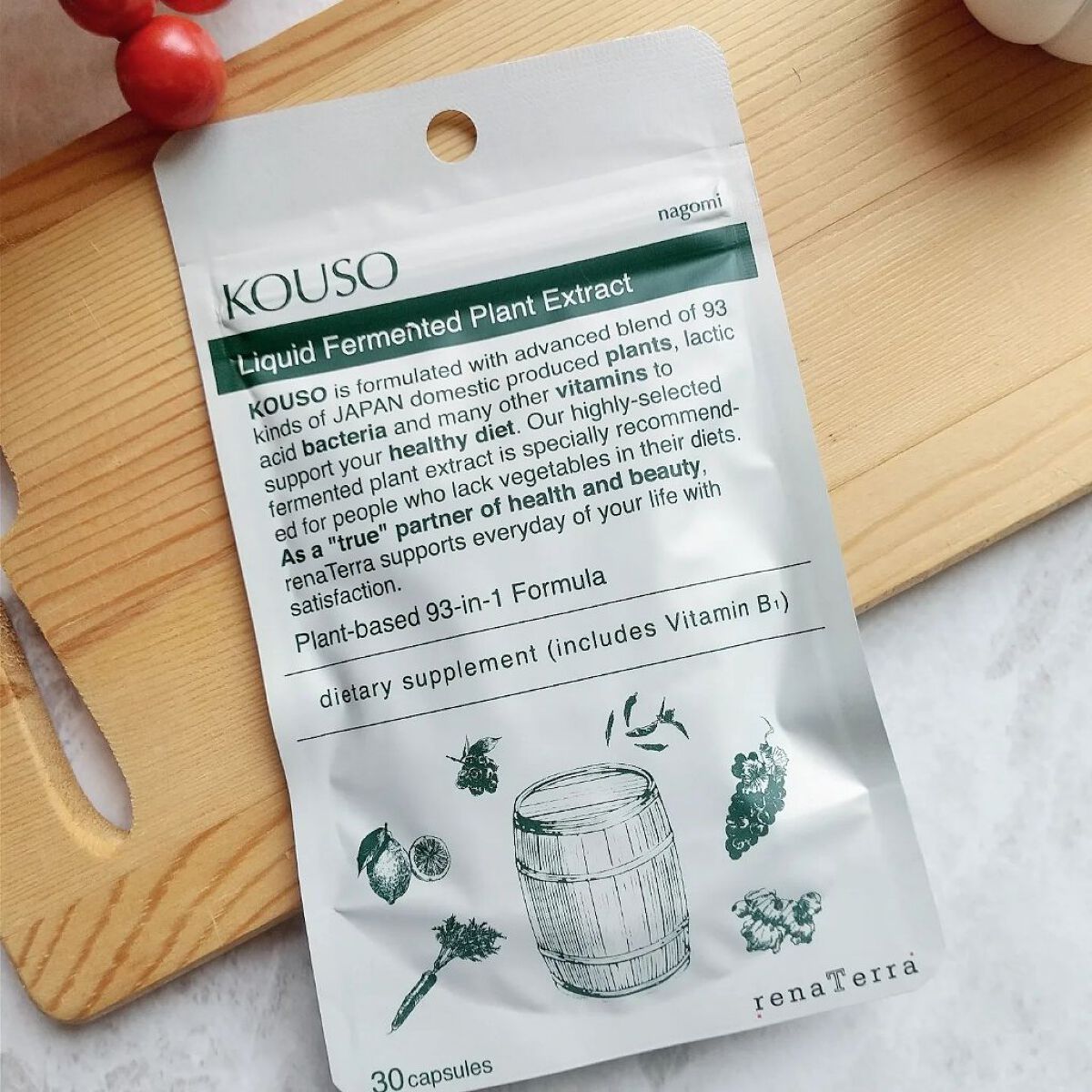 nagomi KOUSO 30粒/renaTerra/健康サプリメントを使ったクチコミ（2枚目）