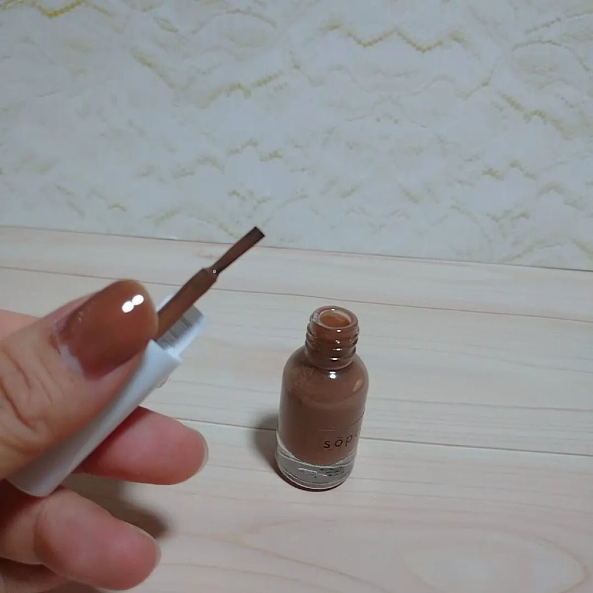 ネイルポリッシュ 14 シナモン/sopo/マニキュアを使ったクチコミ（2枚目）