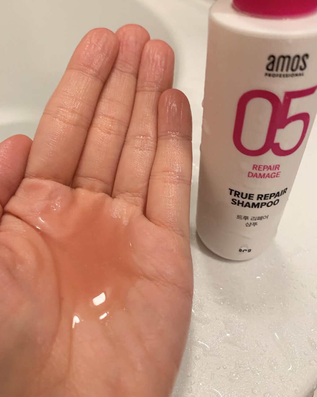 トゥルーリペア　シャンプー/amos PROFESSIONAL/サロンシャンプーを使ったクチコミ（3枚目）