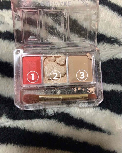 シークレットカラーアイズ/キャンメイク/アイシャドウパレットを使ったクチコミ(1枚目)