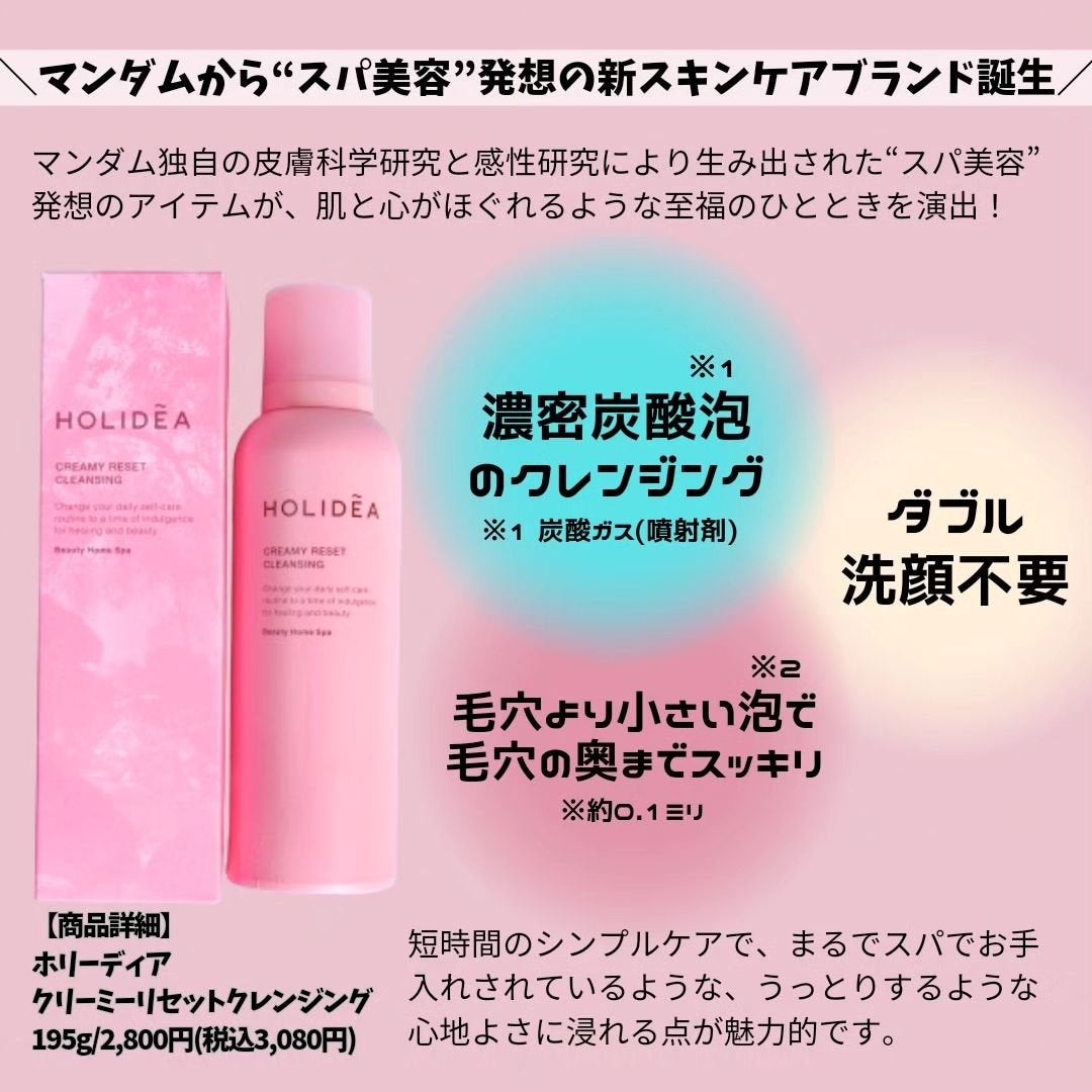 ホリーディア クリーミーリセットクレンジング/HOLIDEA/泡洗顔を使ったクチコミ(2枚目)