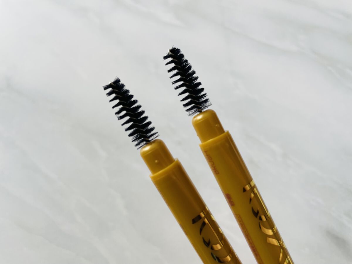 パウダー＆ペンシル　アイブロウＥＸ PD16 アッシュピンク(限定)/excel/アイブロウペンシルを使ったクチコミ（3枚目）