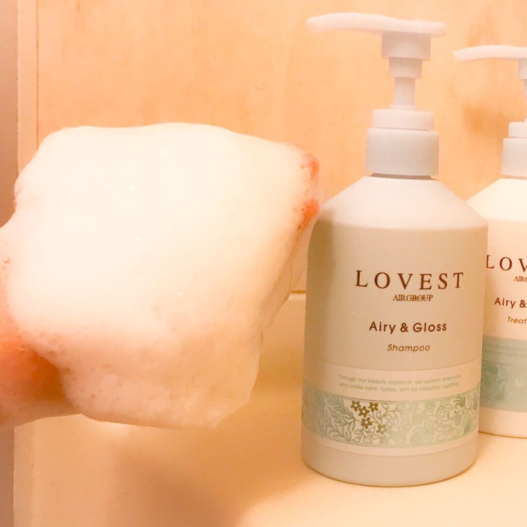 エアリーアンドグロス シャンプー／トリートメント  トリートメント/LOVEST by air Salon Quality Hair Care/市販シャンプーを使ったクチコミ（2枚目）