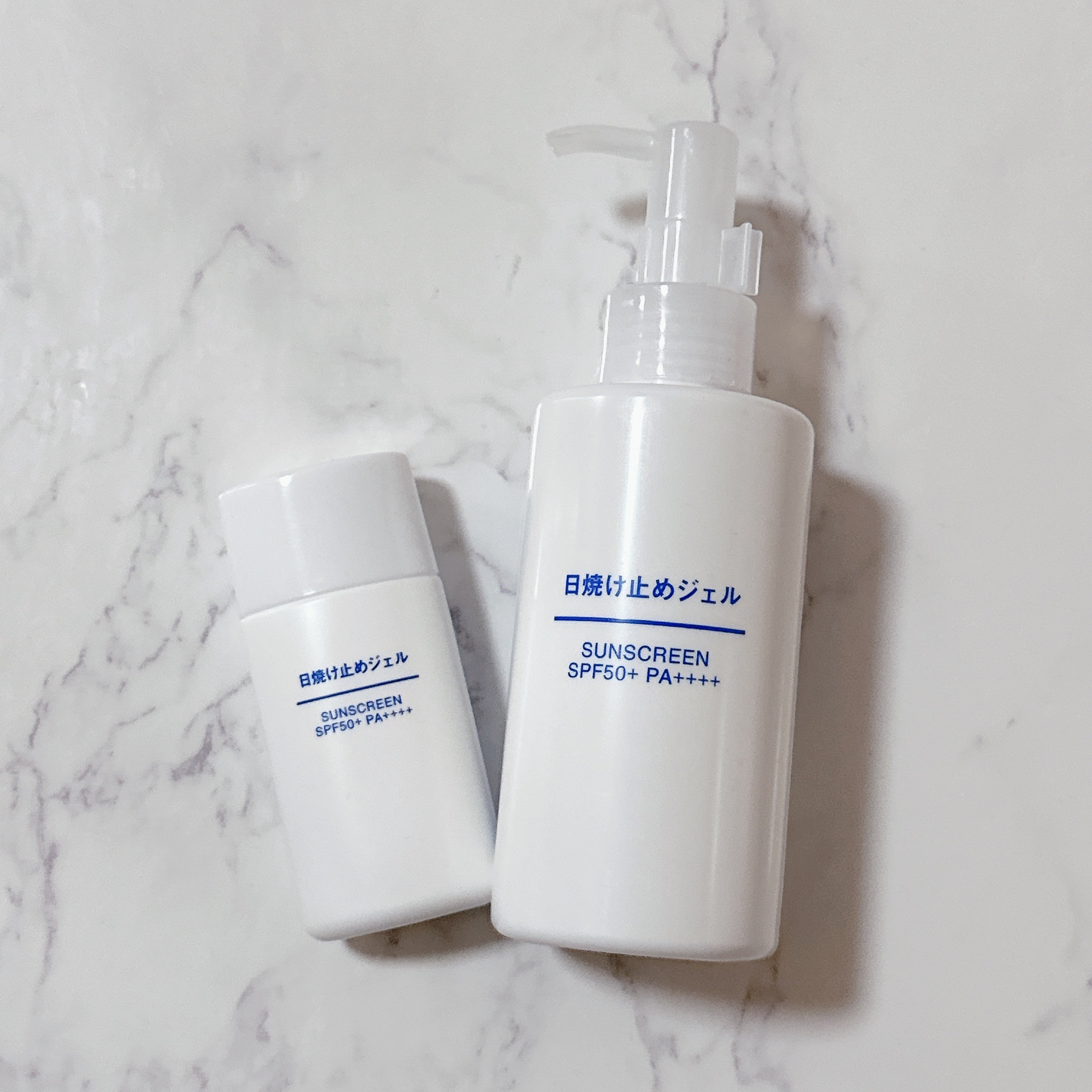 日焼け止めジェル　ＳＰＦ５０＋/無印良品/日焼け止めジェルを使ったクチコミ（1枚目）