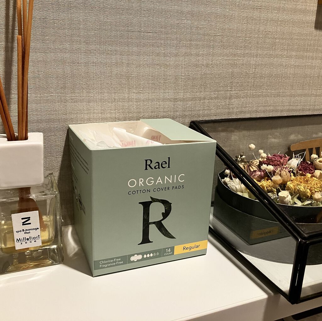 Rael オーガニックコットンカバーパッド レギュラーサイズ/Rael/コットンを使ったクチコミ（2枚目）