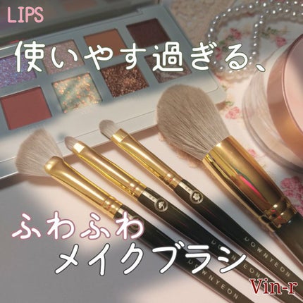 ROWNYEON 緑姫シリーズ メイクブラシ13本セット 化粧ポーチ付き/Rownyeon/メイクブラシを使ったクチコミ(1枚目)