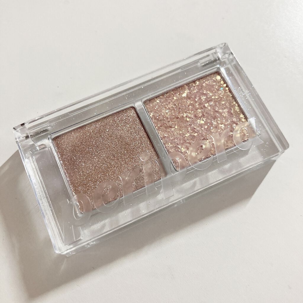  デュオ ポケット グリッター シャドウ/PERIPERA/アイシャドウパレットを使ったクチコミ（2枚目）