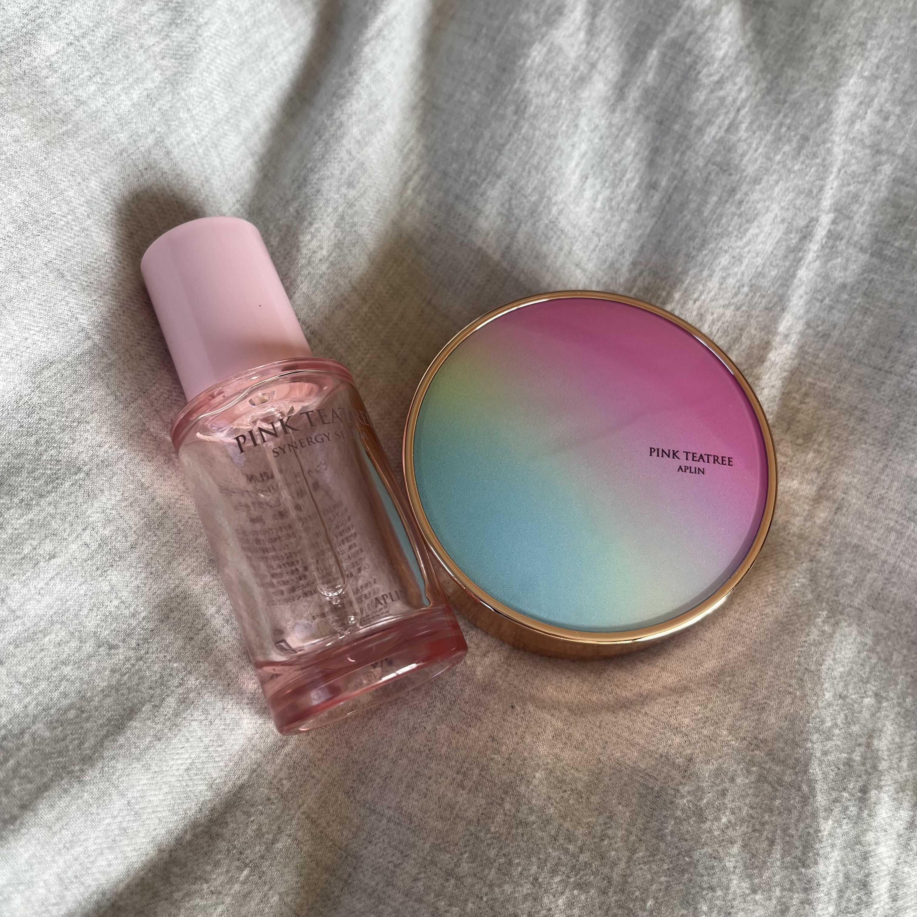 ピンクティーツリーカバークッション/APLIN/クッションファンデーションを使ったクチコミ（1枚目）