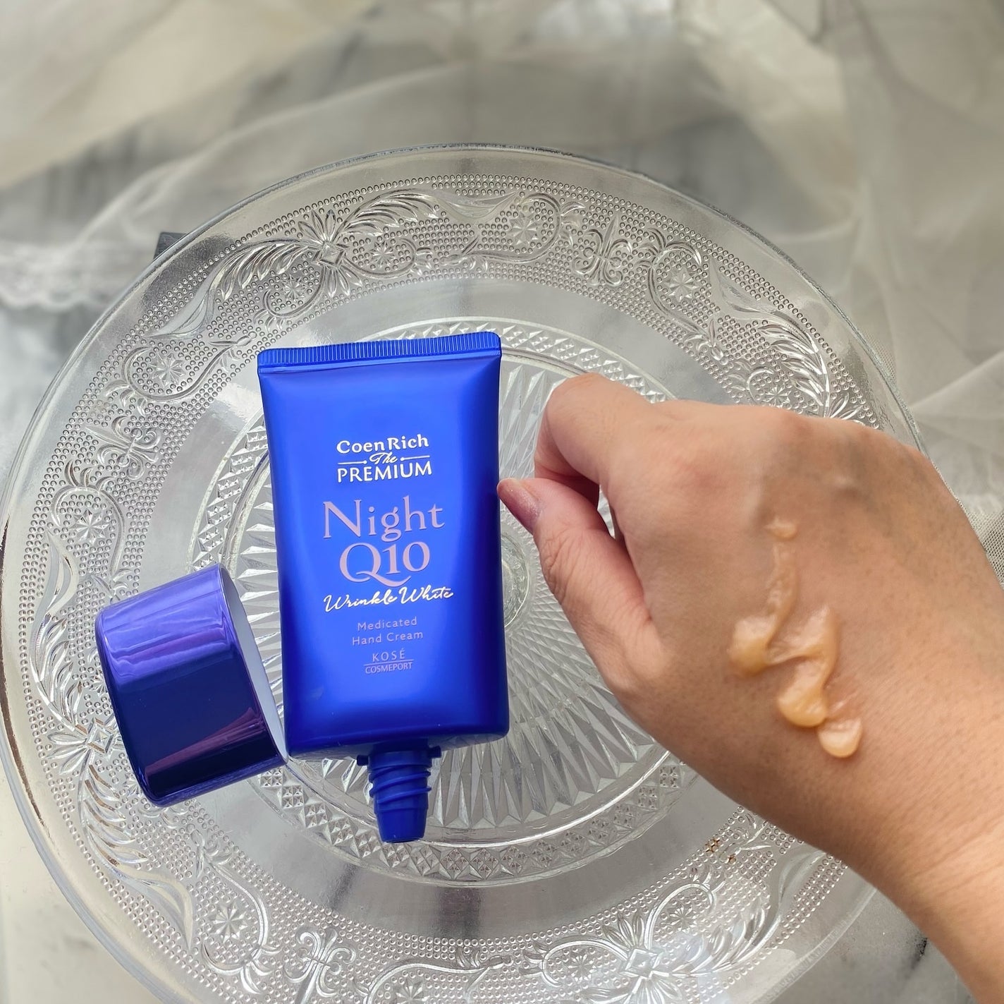 コエンリッチ ザ プレミアム 薬用リンクルナイト ハンドクリーム 【医薬部外品】/コエンリッチQ10/ハンドクリームを使ったクチコミ(8枚目)