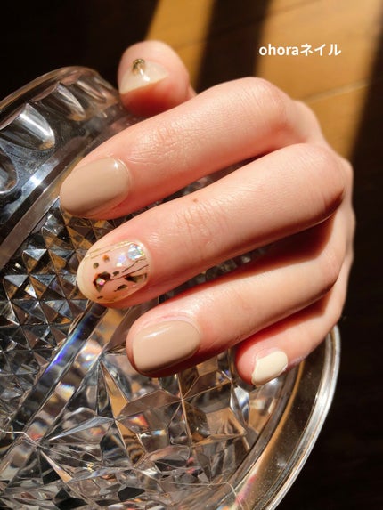 セミキュアジェルネイル(ハンド)/ohora/ネイルシールを使ったクチコミ(1枚目)