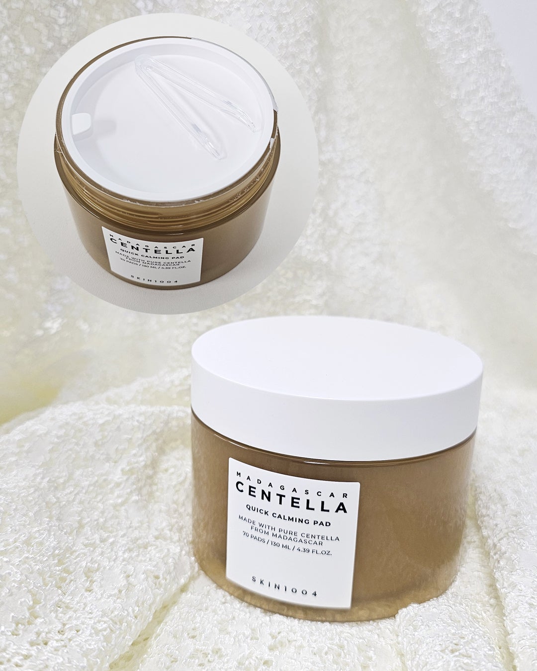 センテラ クイックカーミングパッド/SKIN1004/トナーパッドを使ったクチコミ(8枚目)