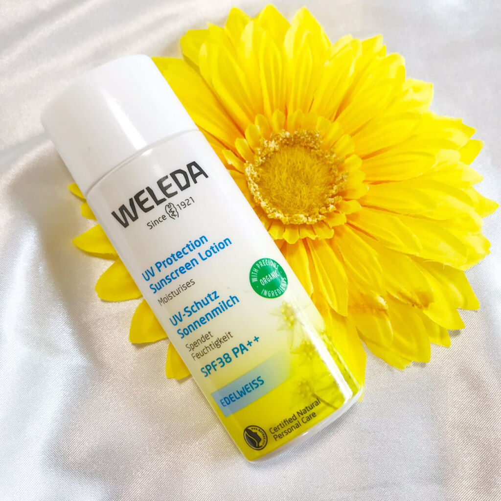 22年夏新作化粧下地 エーデルワイス Uvプロテクト Weledaの口コミ Spf38pa なので１年中使えるヴェレ By Yossy 混合肌 30代後半 Lips