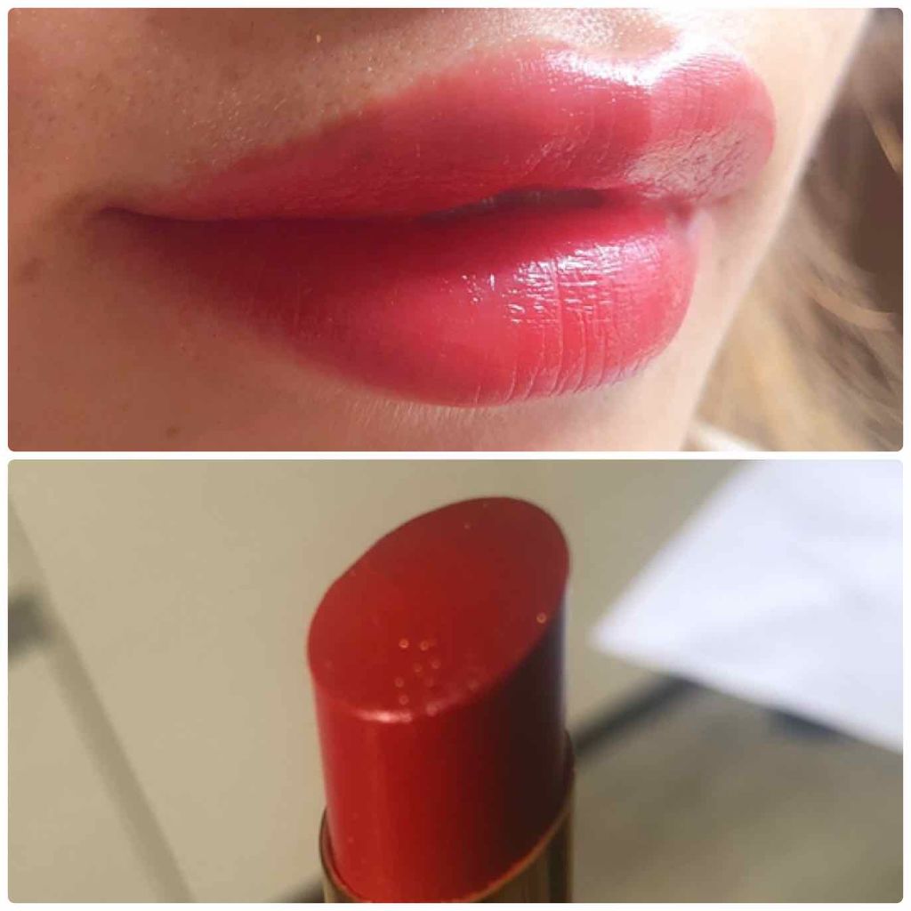ルージュ ヴォリュプテ シャイン/YVES SAINT LAURENT BEAUTE/口紅を使ったクチコミ(2枚目)