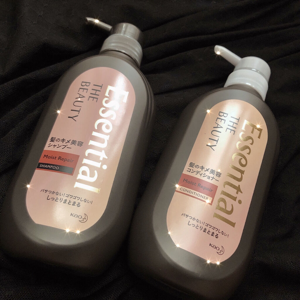 THE BEAUTY 髪のキメ美容シャンプー／コンディショナー＜モイストリペア＞	/エッセンシャル/市販シャンプーを使ったクチコミ（1枚目）